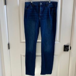 Talbots Flawless Size 14 High-Waist Barely Boot Jeans